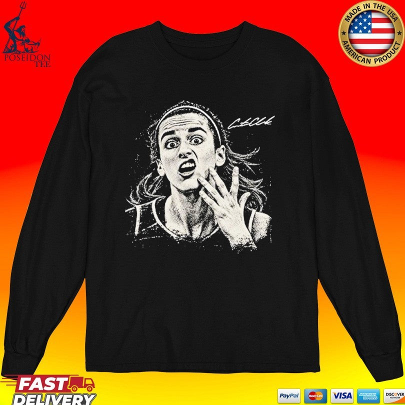Caitlin Clark Funny Reaction Shirt
