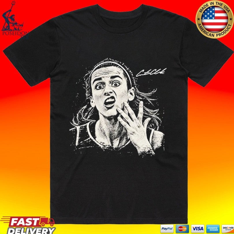 Caitlin Clark Funny Reaction Shirt