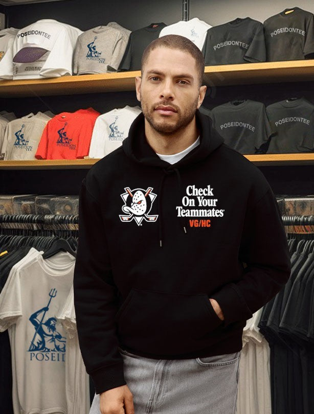 Check On Your Teammates Anaheim Ducks In Violent Gentlemen Hockey Co Shirt