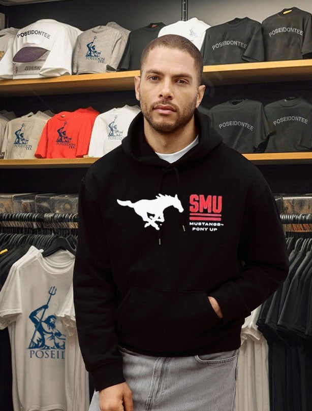 Coach Rhett Lashlee Smu Mustangs Pony Up Shirt