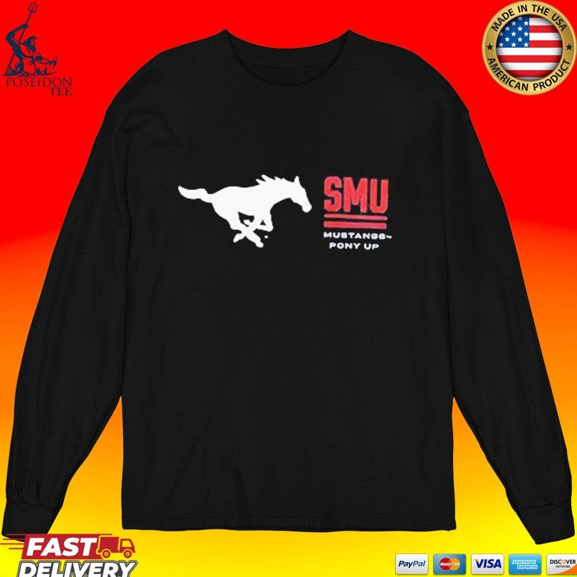 Coach Rhett Lashlee Smu Mustangs Pony Up Shirt