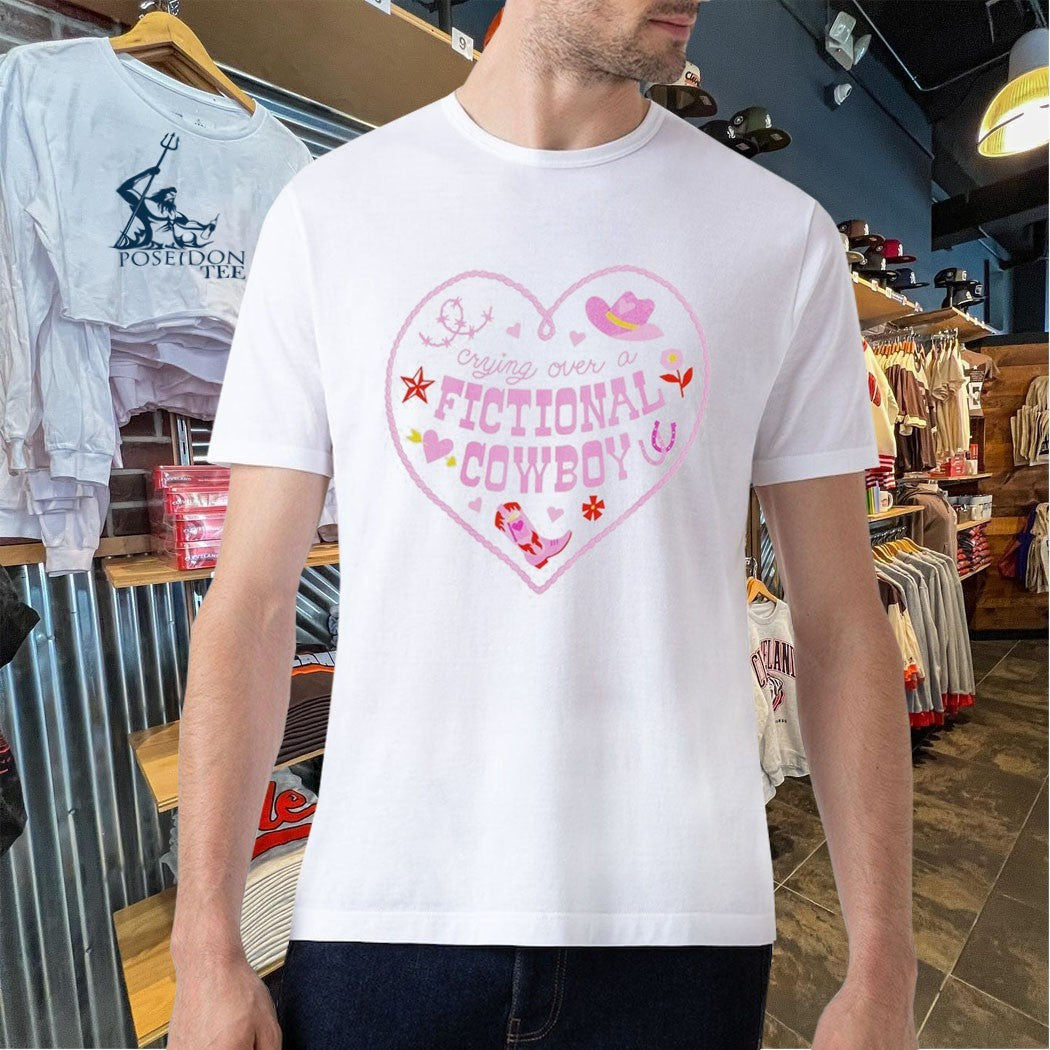 Crying Over A Fictional Cowboy Romance Shirt