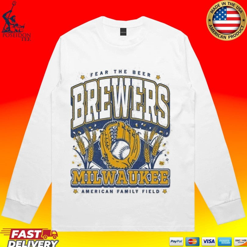 Fear The Beer Brewers American Family Field Shirt