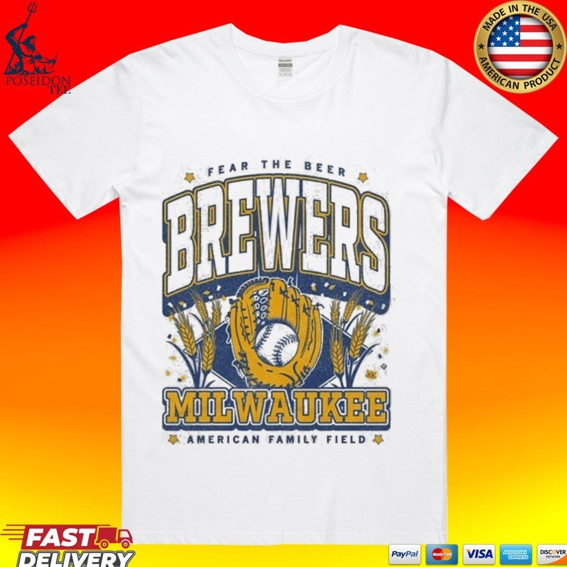 Fear The Beer Brewers American Family Field Shirt