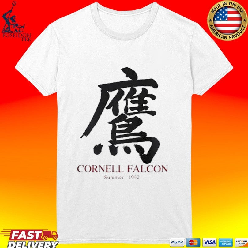 Finn Cole Japanese Kanji Cornell Falcon Summer 1992 Shirt