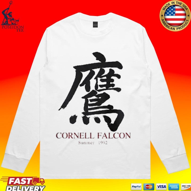 Finn Cole Japanese Kanji Cornell Falcon Summer 1992 Shirt