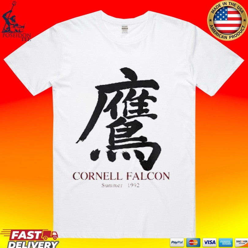 Finn Cole Japanese Kanji Cornell Falcon Summer 1992 Shirt