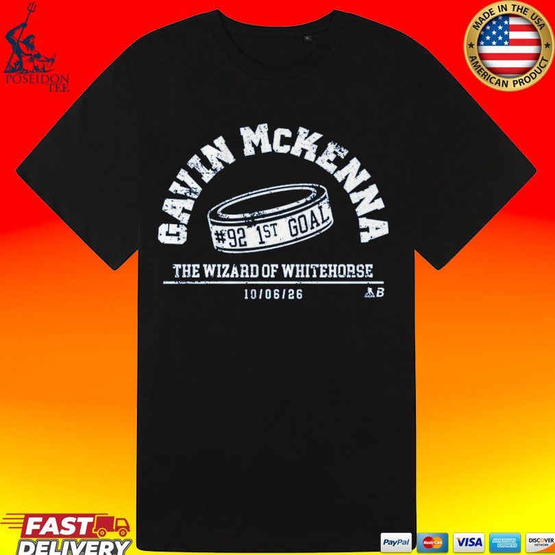 Gavin Mckenna 1st Goal The Wizard Of Whitehorse 10 06 2026 Shirt