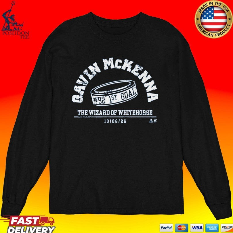 Gavin Mckenna 1st Goal The Wizard Of Whitehorse 10 06 2026 Shirt