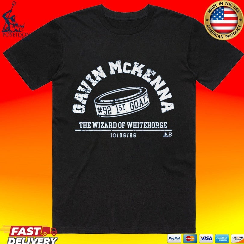 Gavin Mckenna 1st Goal The Wizard Of Whitehorse 10 06 2026 Shirt