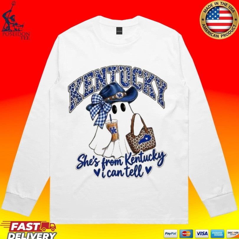 Ghost She’s From Kentucky I Can Tell Halloween Shirt