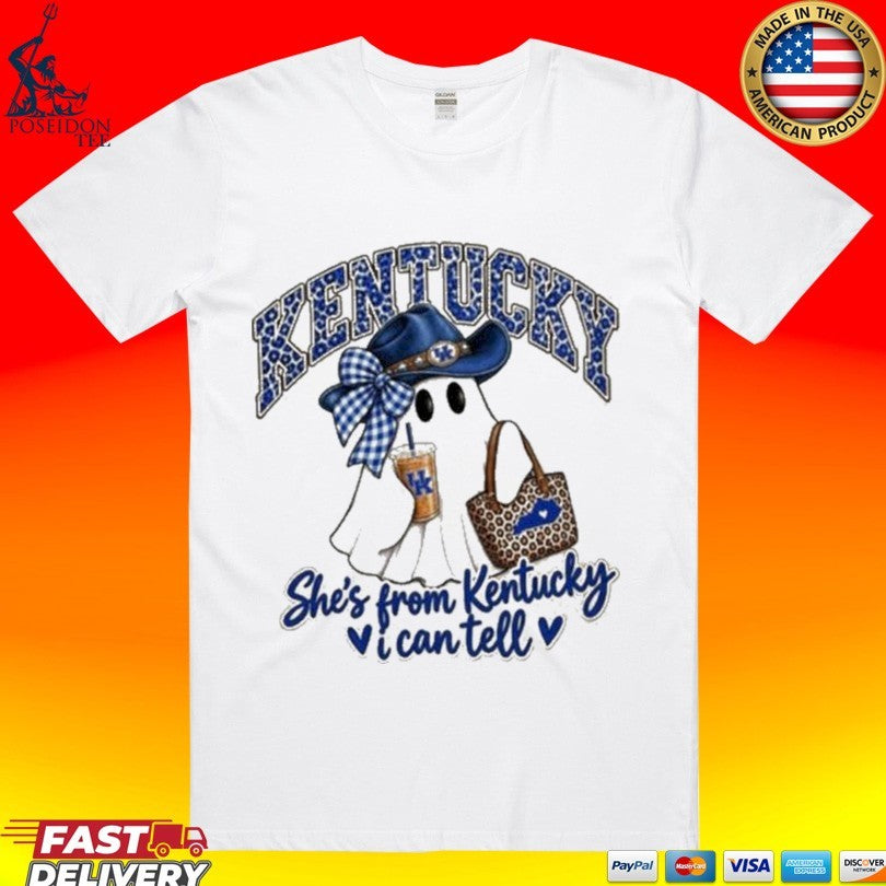 Ghost She’s From Kentucky I Can Tell Halloween Shirt