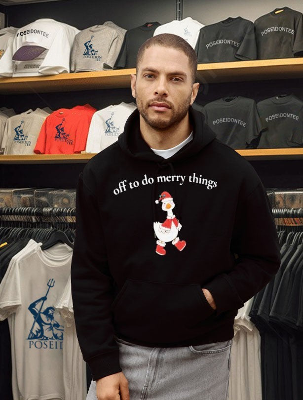 Goose Off To Do Merry Things Shirt