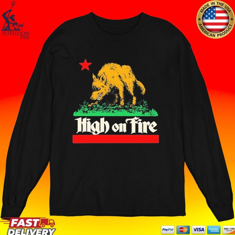 High On Fire Tour Pioneertown Ca 2026 Shirt