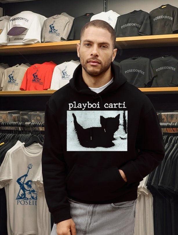 Interscope Records Playboi Carti Black Cat Shirt
