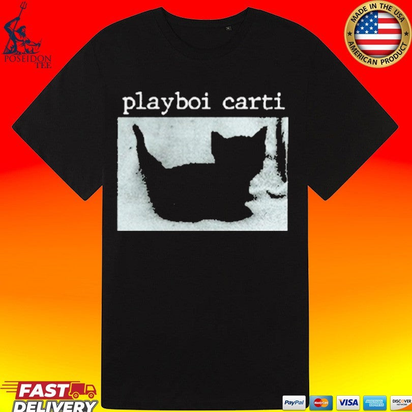 Interscope Records Playboi Carti Black Cat Shirt