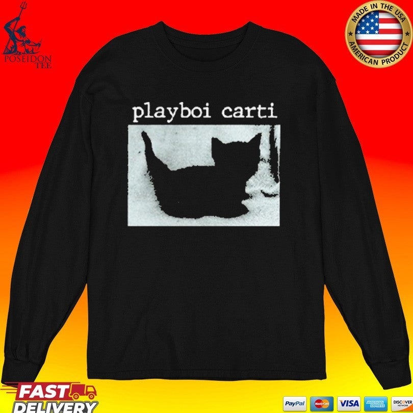 Interscope Records Playboi Carti Black Cat Shirt