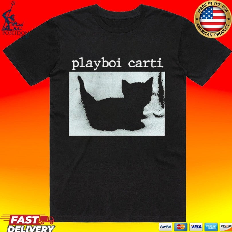 Interscope Records Playboi Carti Black Cat Shirt
