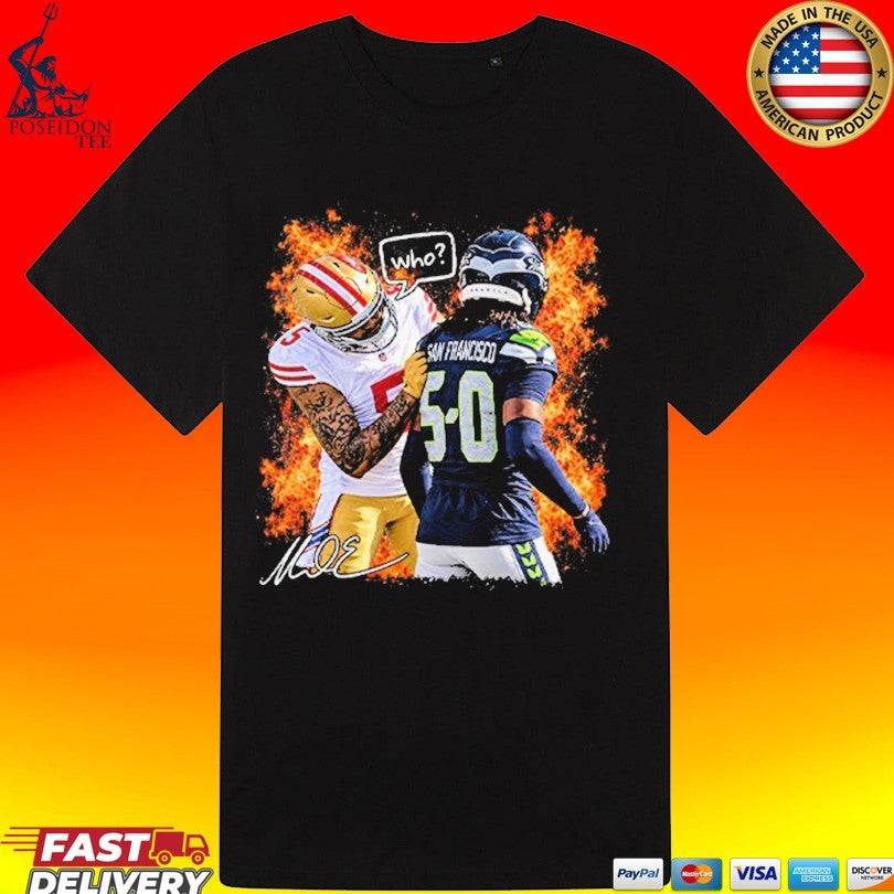 Mike Evans Who Are You Funny Sf 5-0 Football Shirt