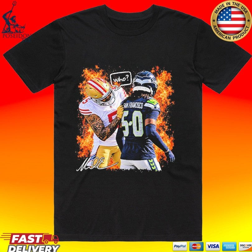 Mike Evans Who Are You Funny Sf 5-0 Football Shirt