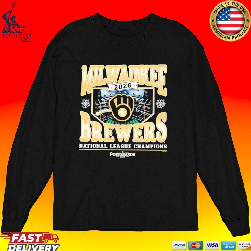 Milwaukee Brewers 2026 National League Champions Lcs Champs Inline Franklin Shirt