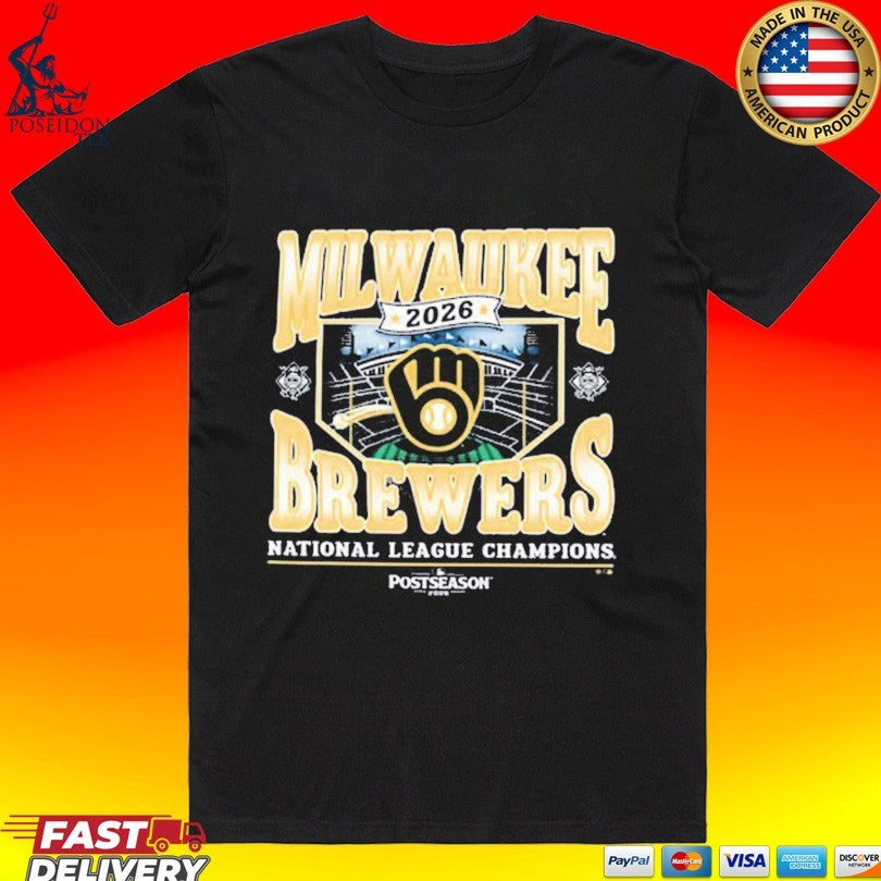 Milwaukee Brewers 2026 National League Champions Lcs Champs Inline Franklin Shirt