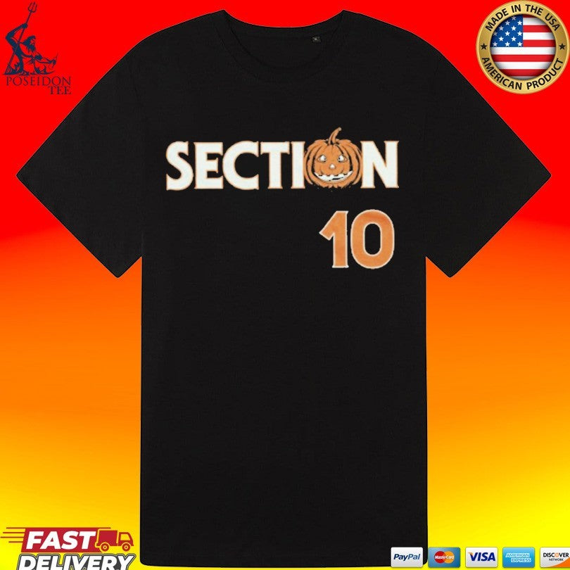 Section 10 Pumpkin Shirt