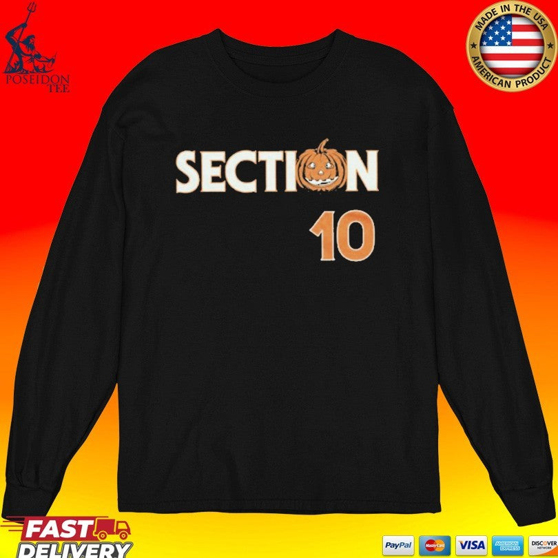 Section 10 Pumpkin Shirt