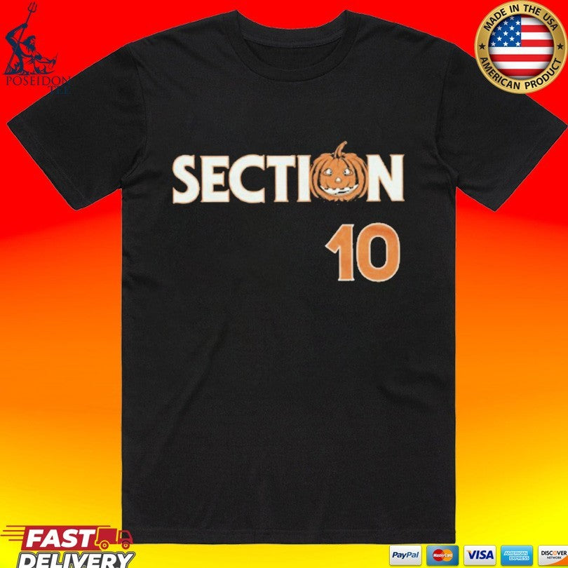 Section 10 Pumpkin Shirt