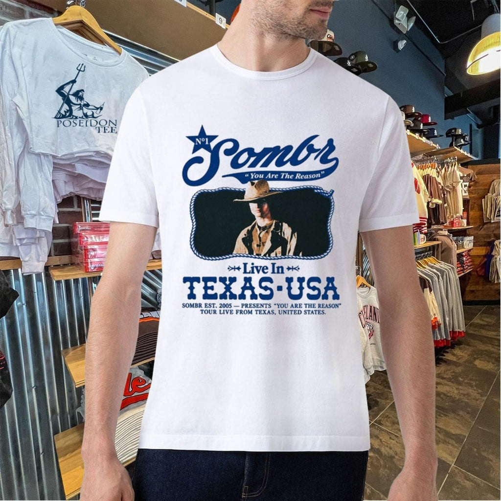 Sombr Live In Texas Usa In October 2026 Shirt