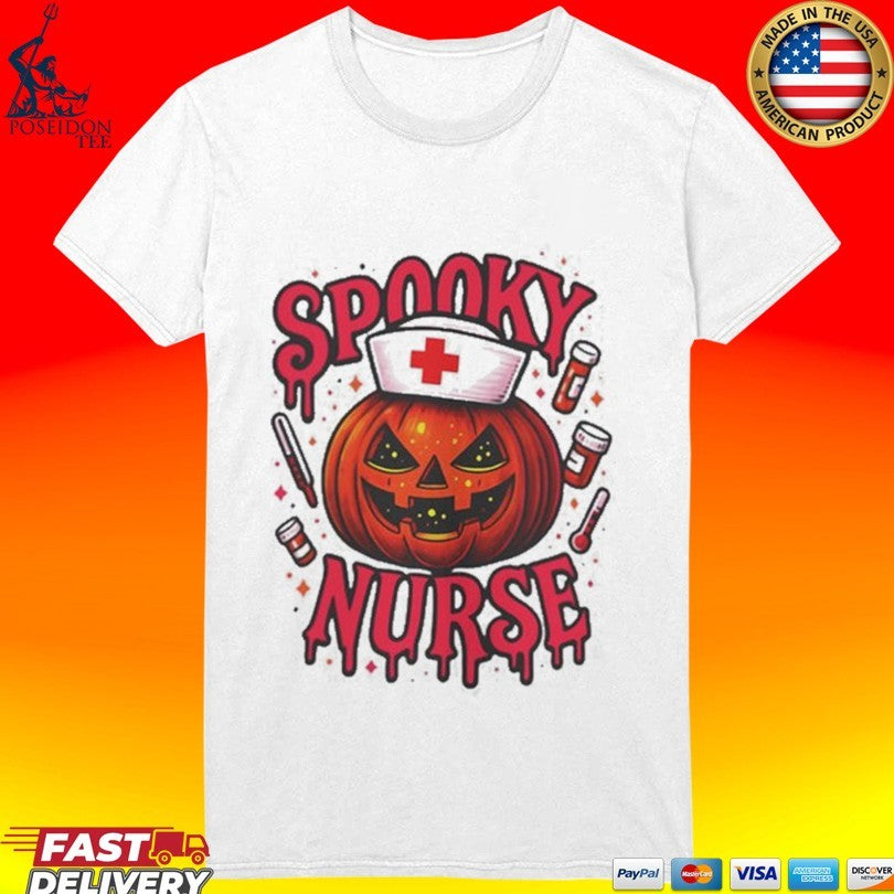 Spooky Nurse Halloween Shirt