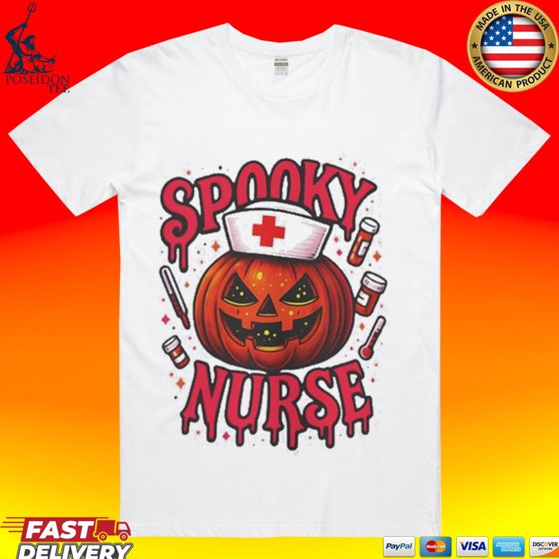 Spooky Nurse Halloween Shirt
