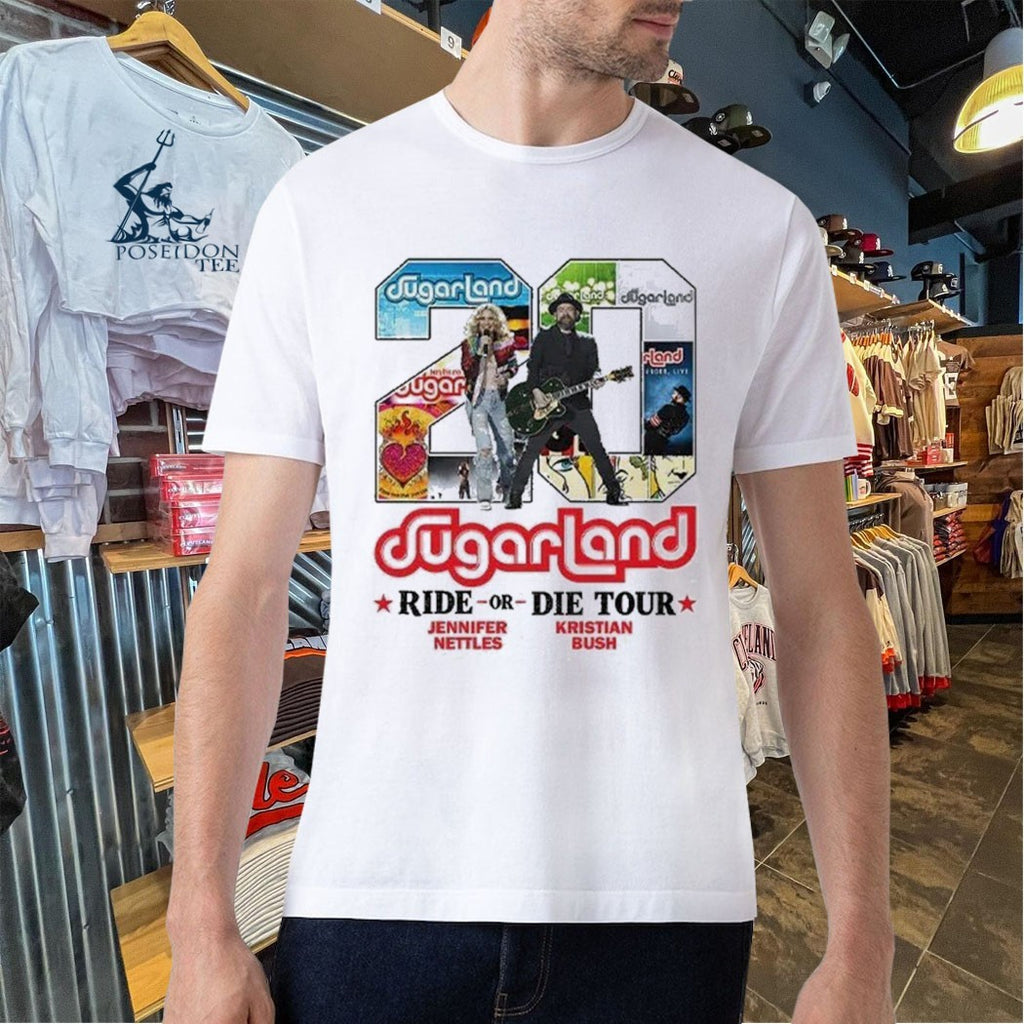 Sugarland Ride Or Die Tour Jennifer Nettles Kristian Bush Shirt
