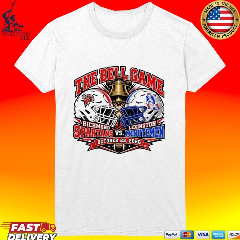 The Bell Game Richmond Spartans vs Lexington Minutemen October 23 2026 Shirt