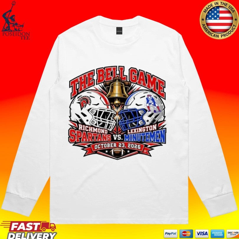 The Bell Game Richmond Spartans vs Lexington Minutemen October 23 2026 Shirt