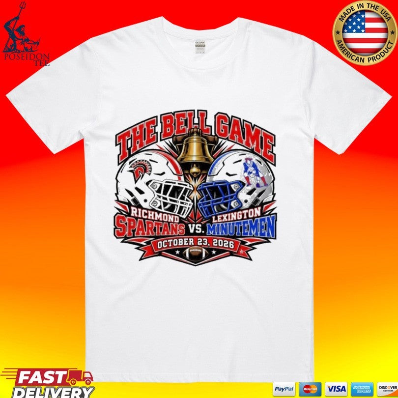 The Bell Game Richmond Spartans vs Lexington Minutemen October 23 2026 Shirt