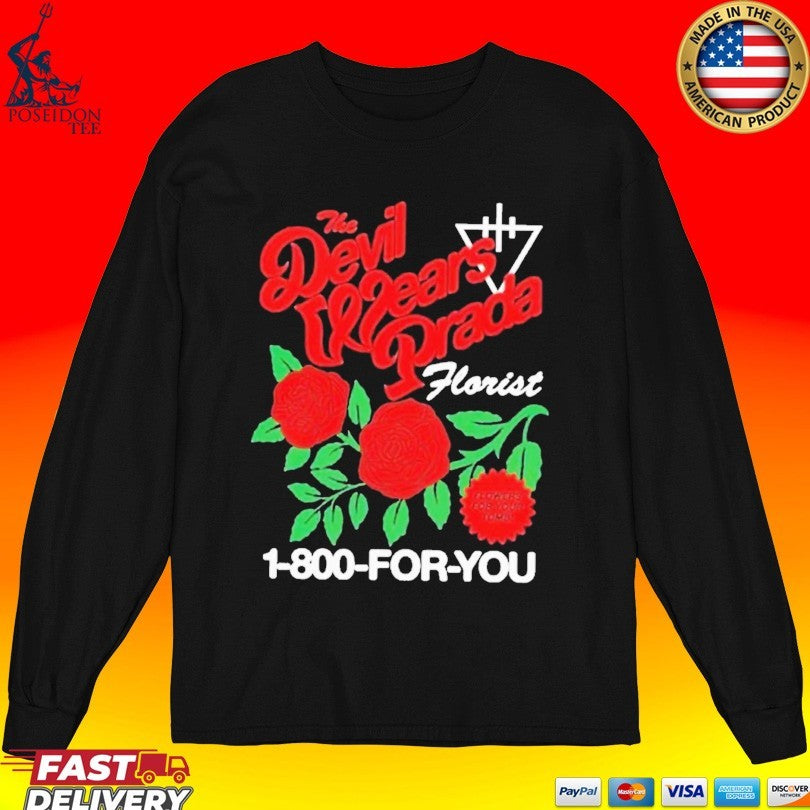 The Devil Wears Prada Flowers Tour Uk And Eu 2026 Florist Shirt