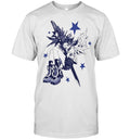 Angel Character with Star Sword and Wings Y2K Anime Shirt