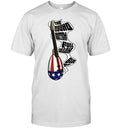 he Sound Kustom Full Gallon Blow Up Patriotic Guitar Americana Shirt