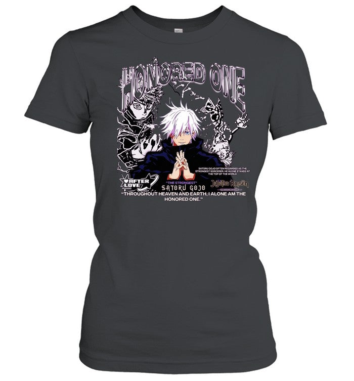 Satoru Gojo Honored One Throughout Heaven and Earth Jujutsu Kaisen Shirt
