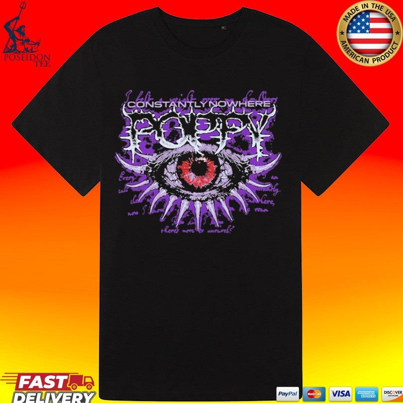 Poppy Constantly Nowhere Eyes Wide T-shirt