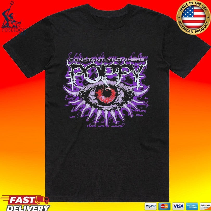 Poppy Constantly Nowhere Eyes Wide T-shirt
