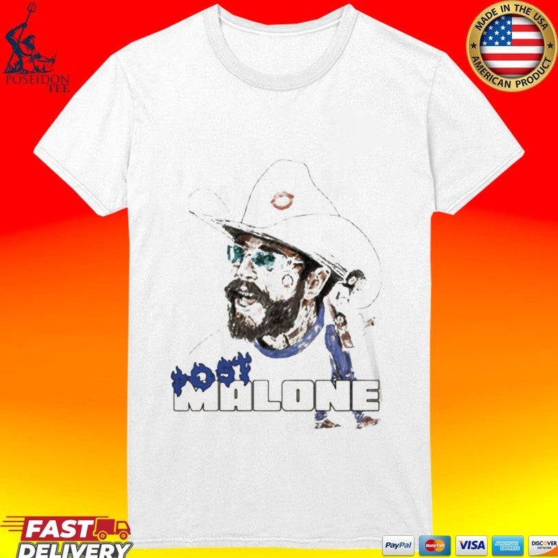 Post Malone Blue World Cup 2026 T-shirt