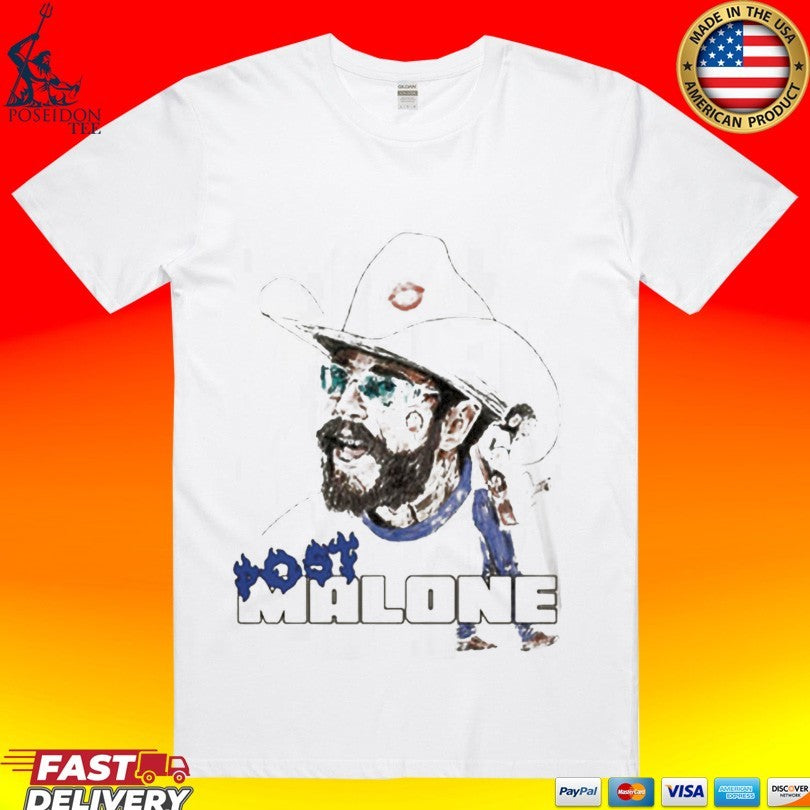 Post Malone Blue World Cup 2026 T-shirt