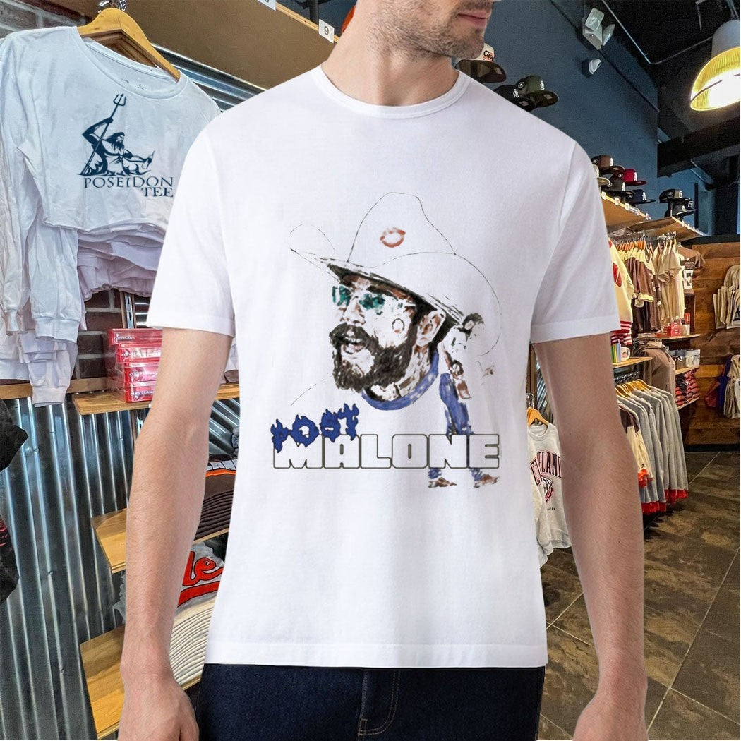 Post Malone Blue World Cup 2026 T-shirt