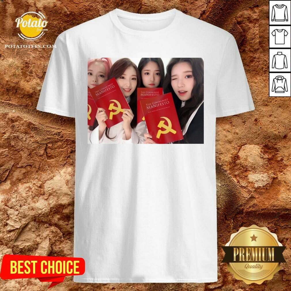 Pretty Loona Girl Group The Communist Manifesto T-Shirt
