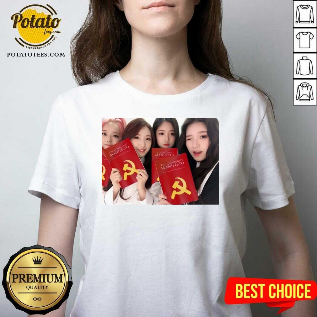 Pretty Loona Girl Group The Communist Manifesto T-Shirt