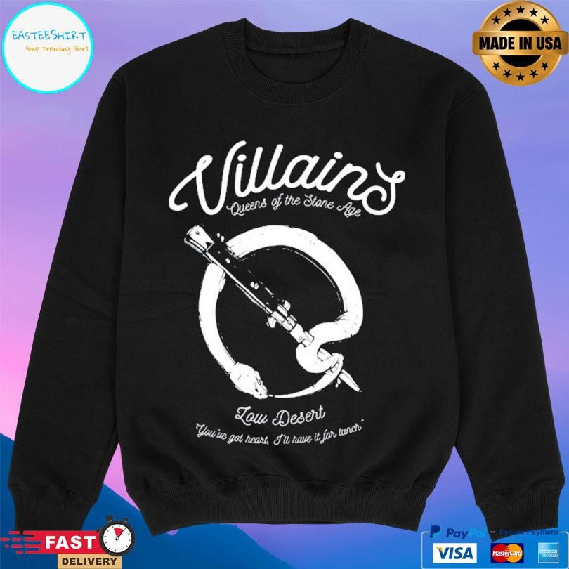 Qotsa Snake Q Villains Shirt