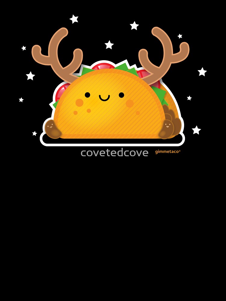 Reindeer Taco and Smiling Beans Kawaii Taco Time by covetedcove