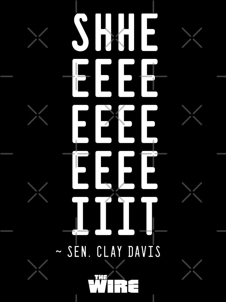 The Wire - Sheeeeeiit ~ Clay Davis by DrunkenDoodles